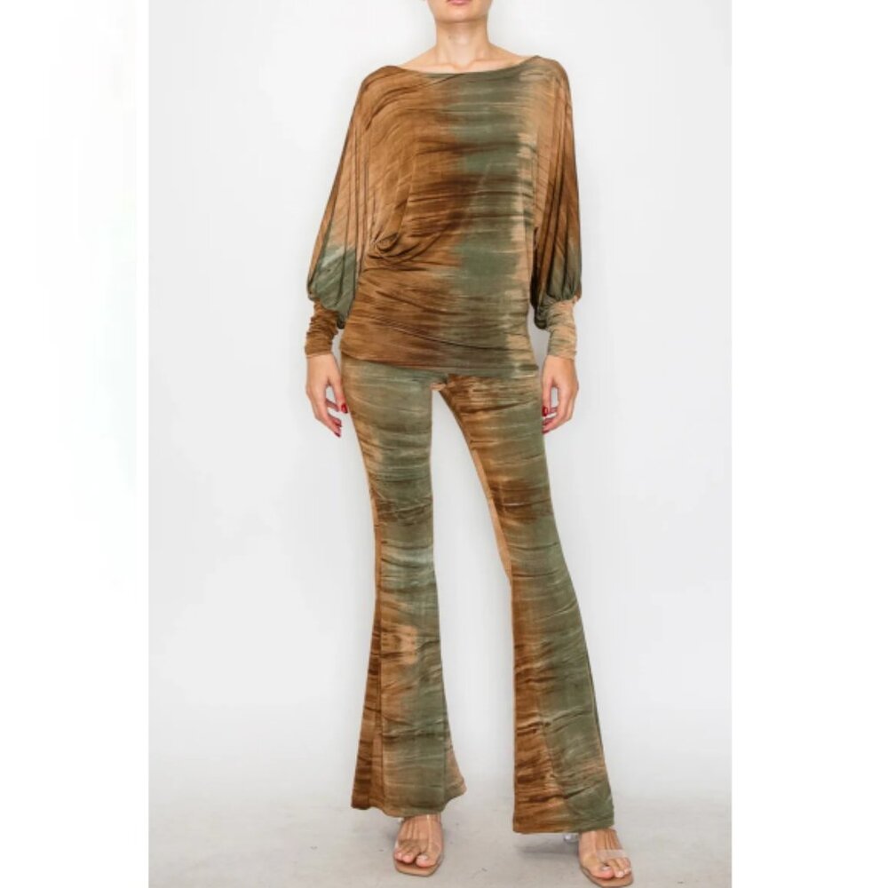 BOAT NECK 2 PC PANT SET